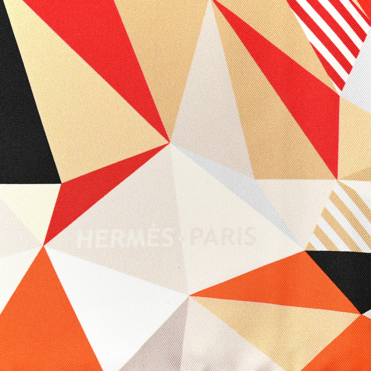 Hermes Silk Les Faceties De Pegase Scarf 90 Black Rouge Gris Perle 4 of 5
