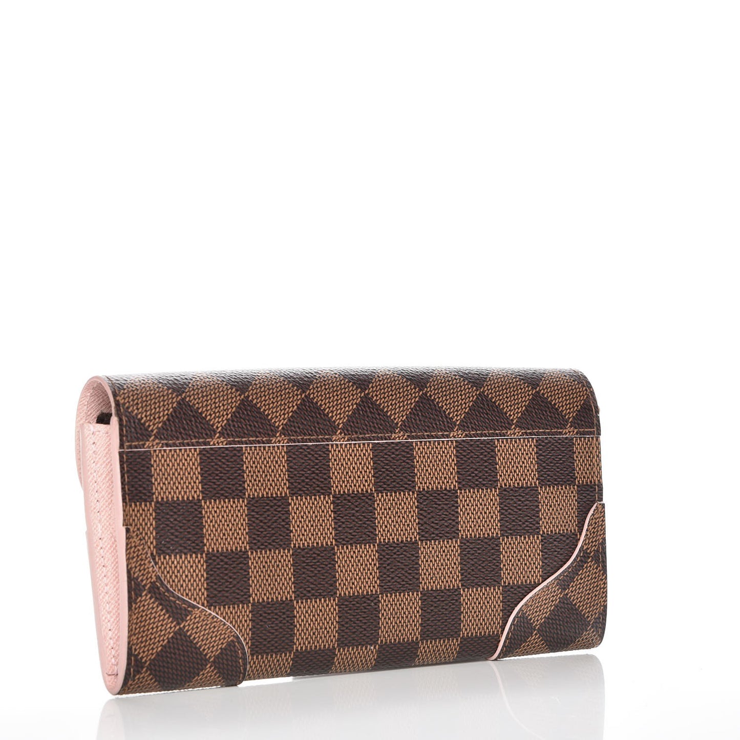 Damier Ebene Caissa Wallet Rose Ballerine