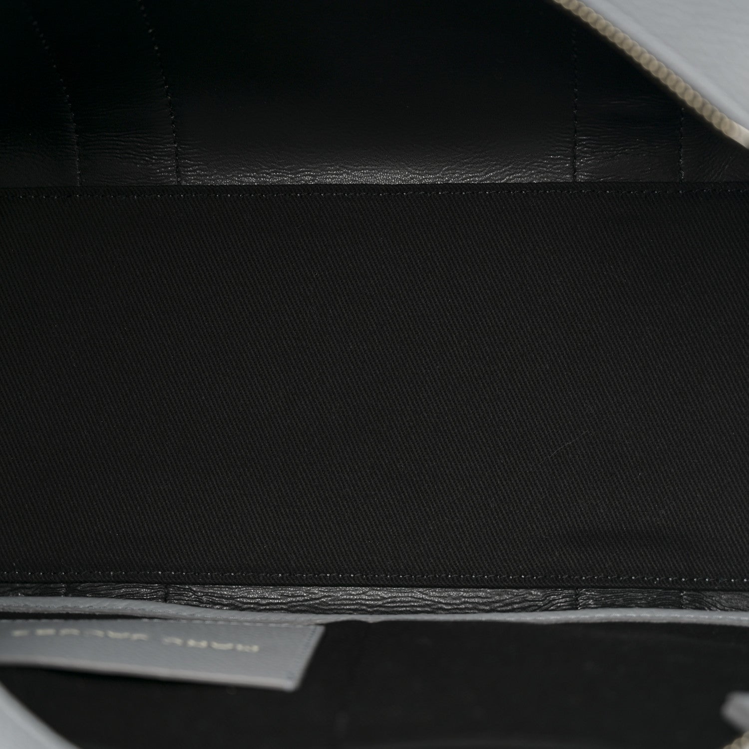 Marc Jacobs Grained Calfskin Medium The Tote Bag Grey 5 of 11