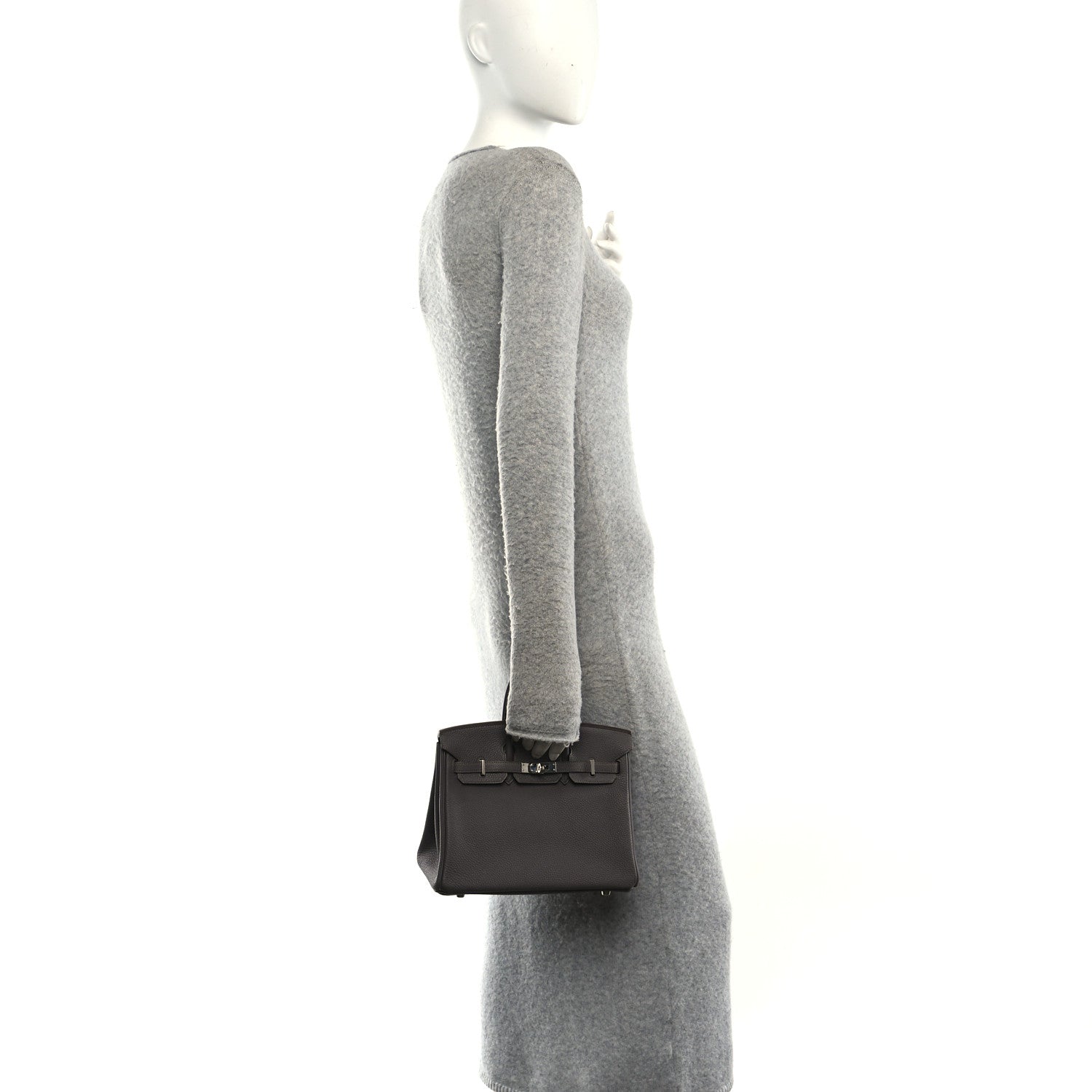Hermes Togo Birkin 25 Etain 2 of 10