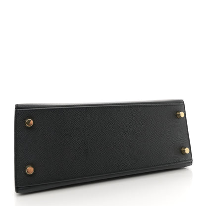 Hermes Epsom Kelly Sellier 25 Black 4 of 10
