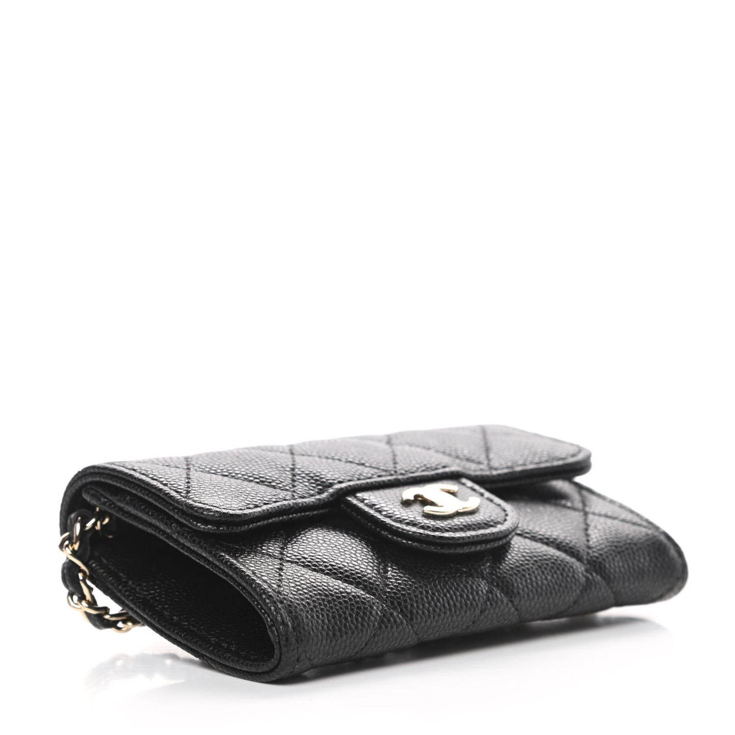 Caviar Quilted Belt Bag Black