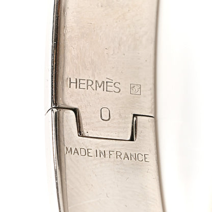 Hermes Enamel Narrow Clic Clac H Bracelet PM White 4 of 5