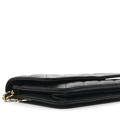 Chanel Caviar Quilted Wallet on Chain WOC Black 9 of 10