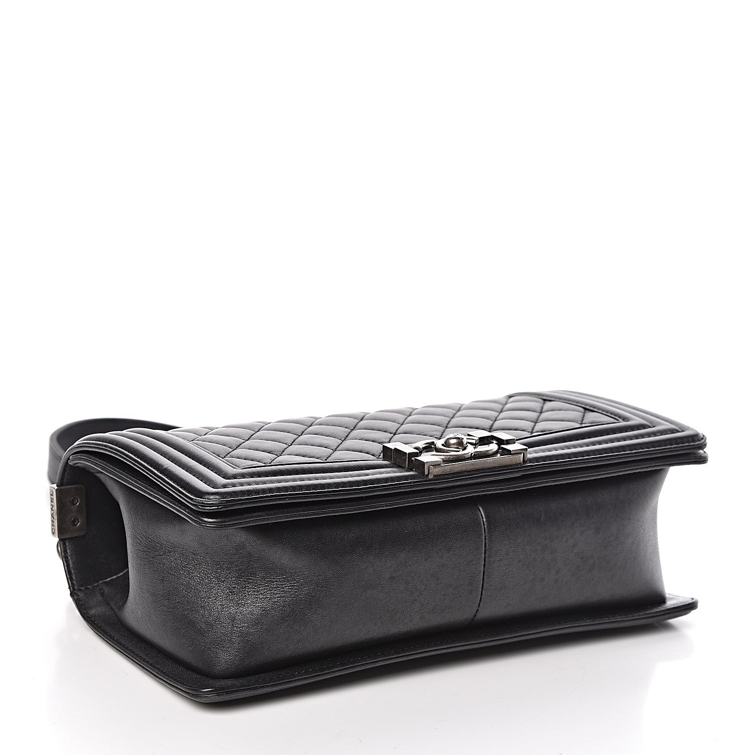 Chanel Lambskin Quilted Medium Boy Flap Black 4 of 20