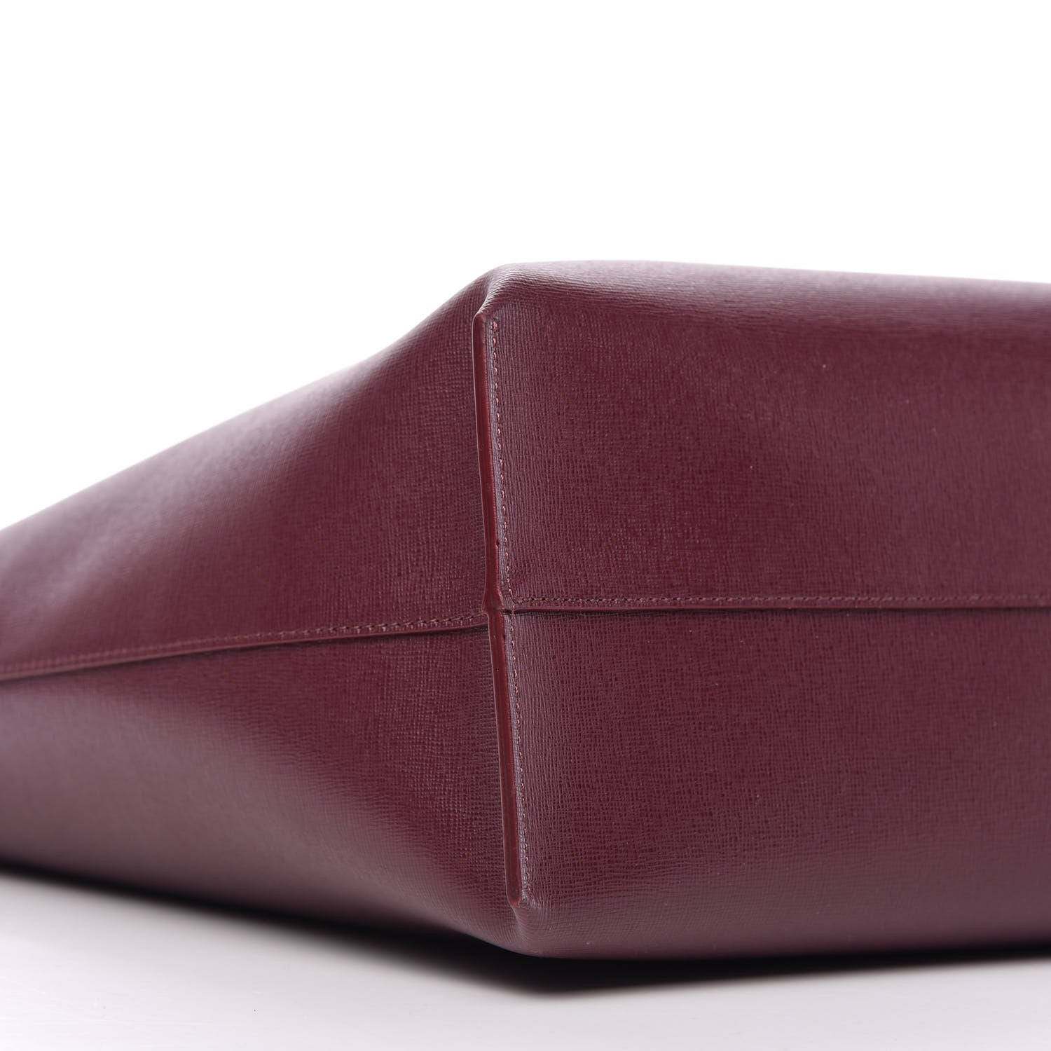 Versace Saffiano Palazzo Medusa Tote Burgundy 6 of 9