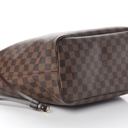 Louis Vuitton Damier Ebene Neo Neverfull MM Rose Ballerine 11 of 12