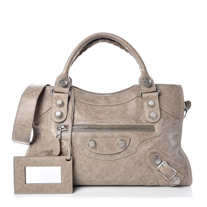 Balenciaga Agneau Giant 21 Silver Hardware City Papyrus 1 of 10