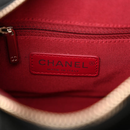 Chanel Aged Calfskin Quilted Small Gabrielle Hobo Black 6 of 10