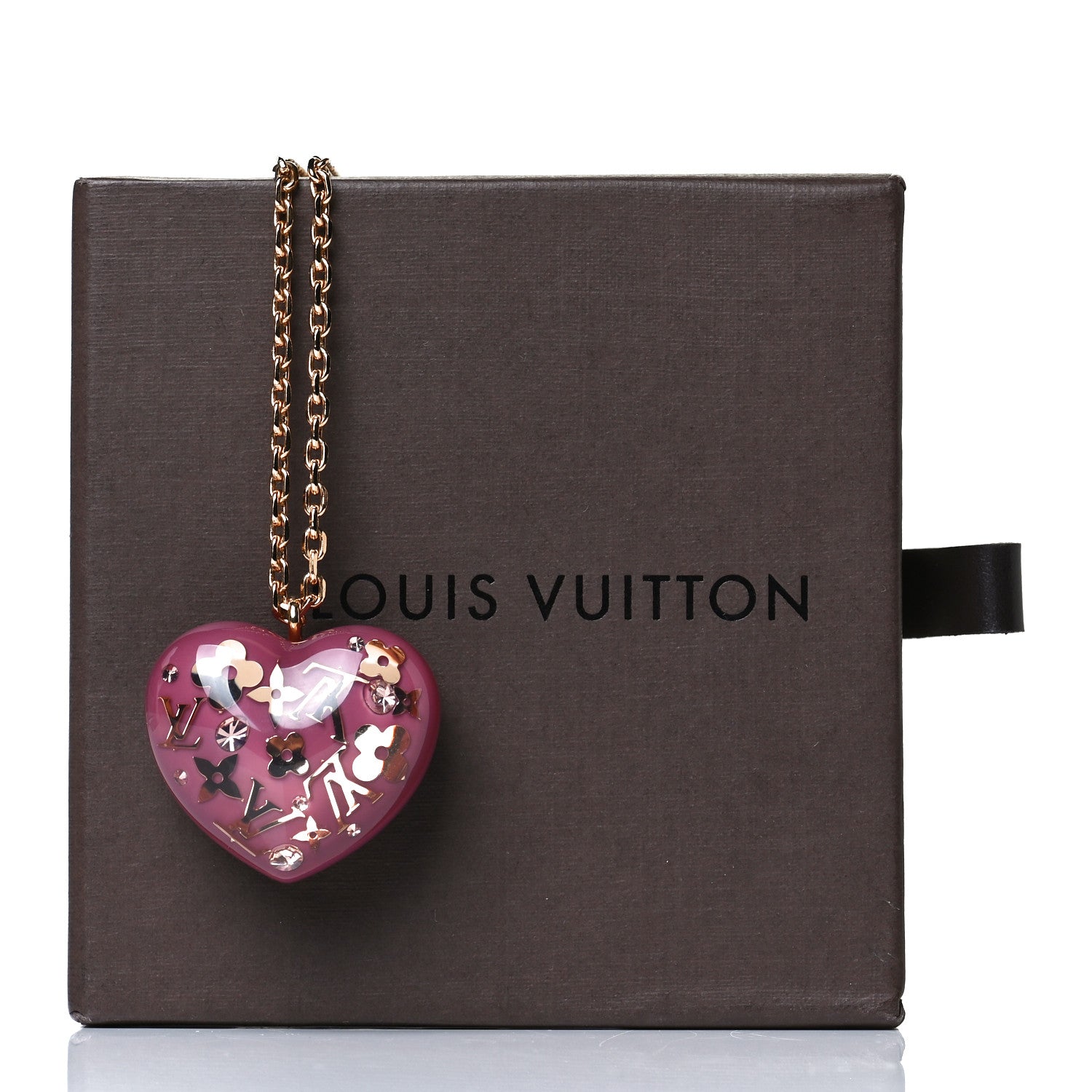 Louis Vuitton Inclusion Heart Necklace Violine 4 of 4