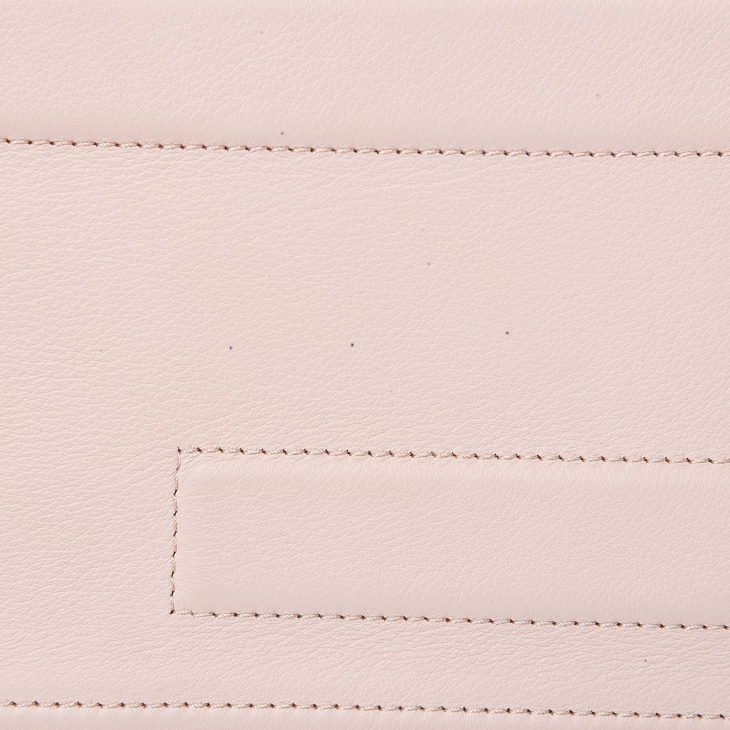 Vitello Flamingo Tube Macro Clutch Camelia