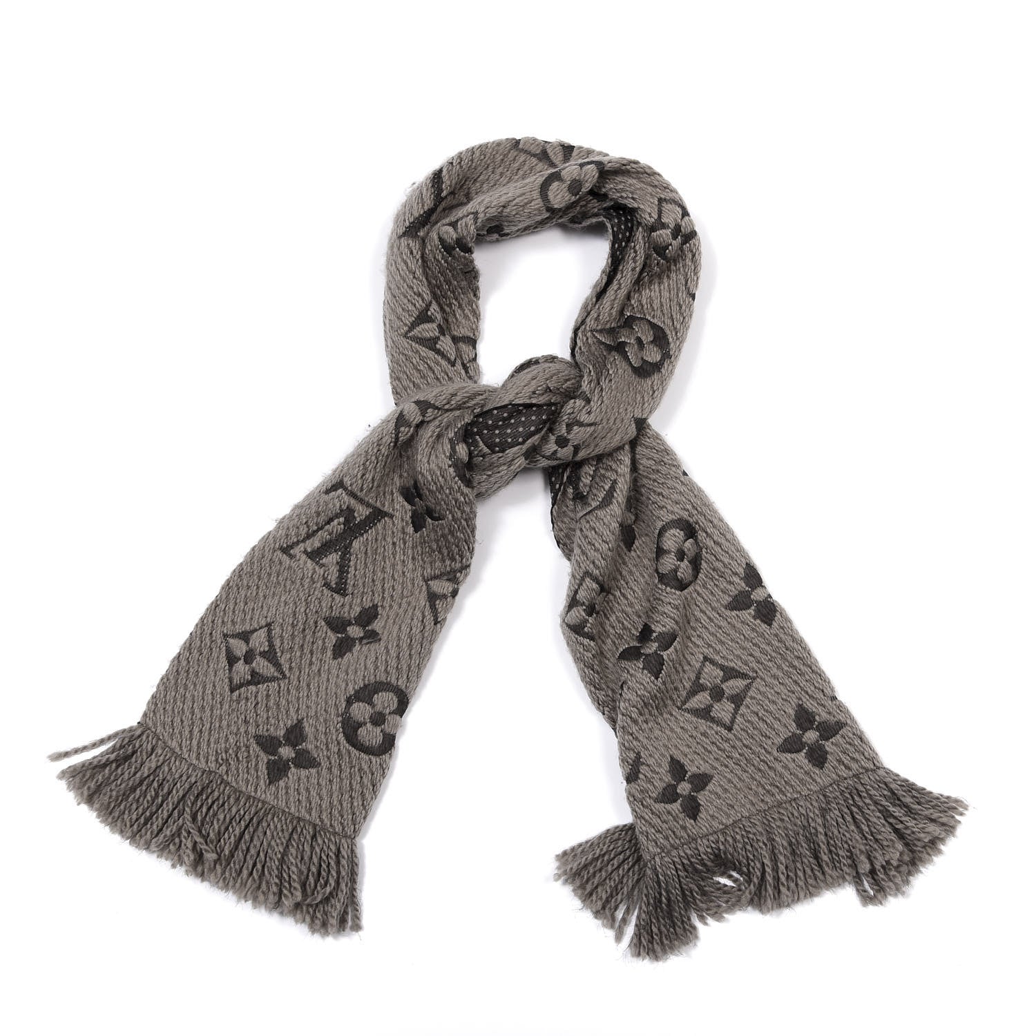 Louis Vuitton Wool Silk Logomania Scarf Verone 1 of 3