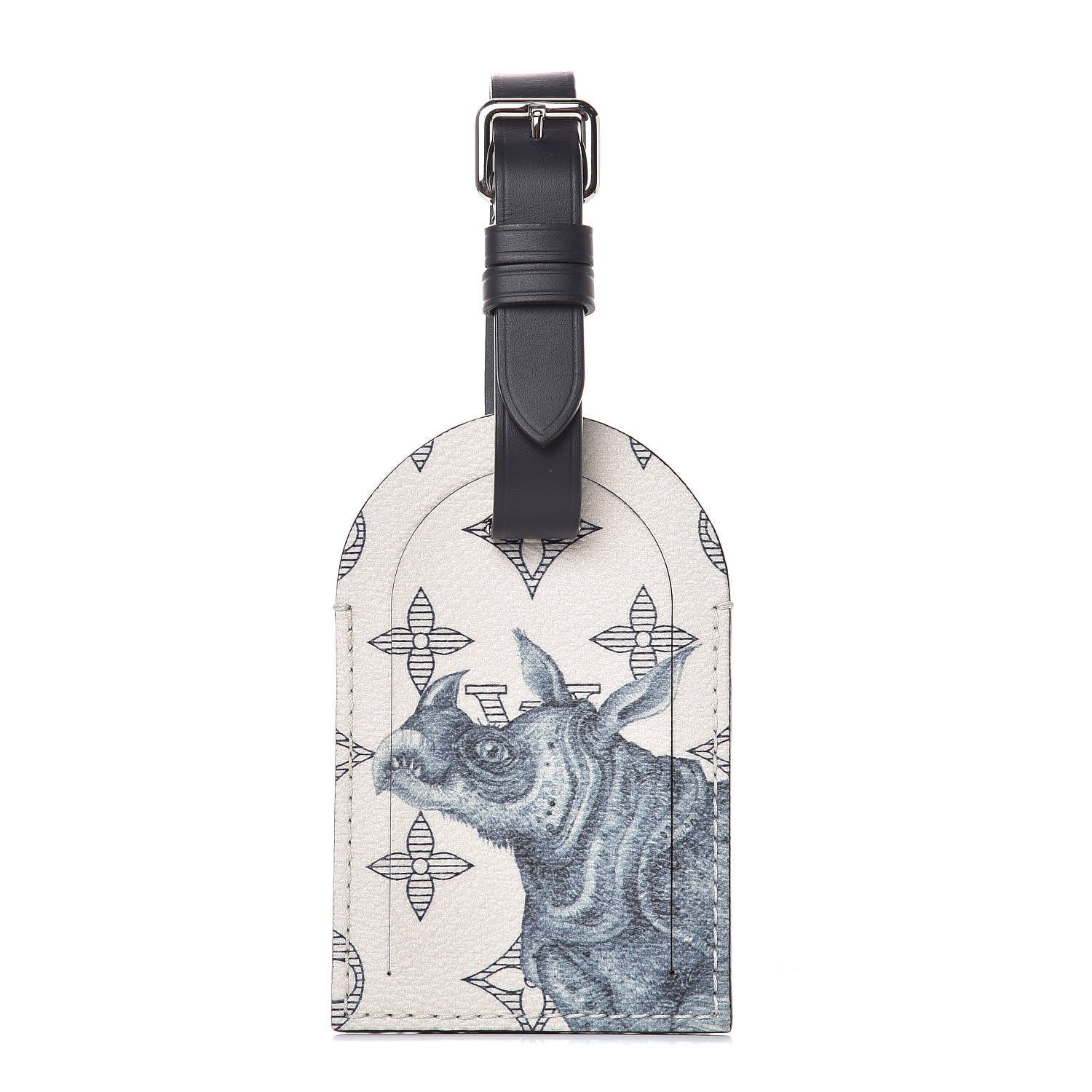 Louis Vuitton Savane Monogram Rhinoceros Chapman Luggage Tag 1 of 3