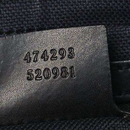 Gucci Soft GG Supreme Monogram Web Belt Bag Black Grey 7 of 11