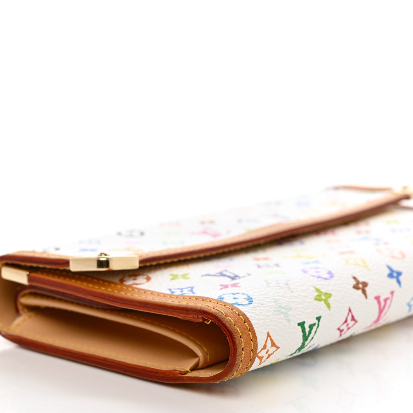 Monogram Multicolor Porte Tresor International Wallet White