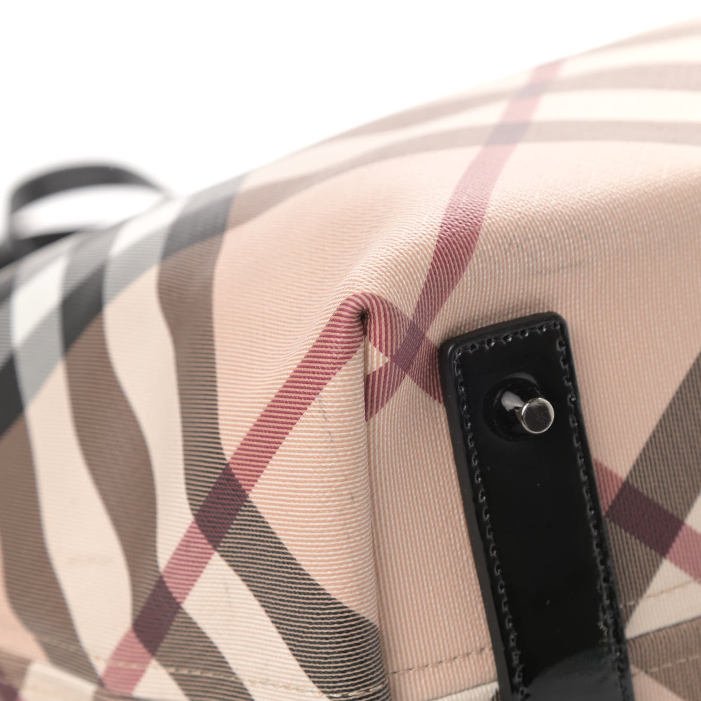 Nova Check Large Nickie Tote Black