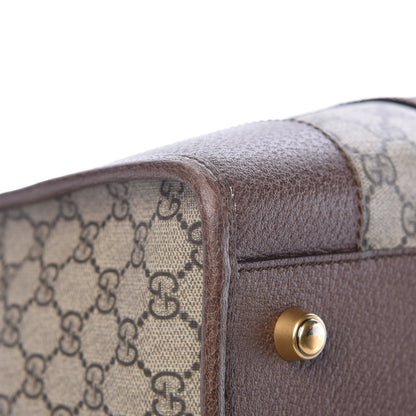 Gucci Soft GG Supreme Monogram Web Neo Vintage Duffle Bag Beige New Acero Crop 10 of 13
