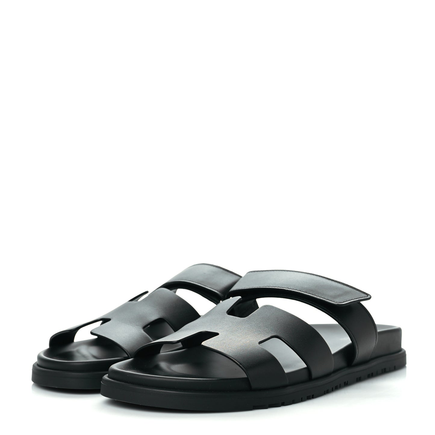 Calfskin Womens Chypre Sandals 42 Black