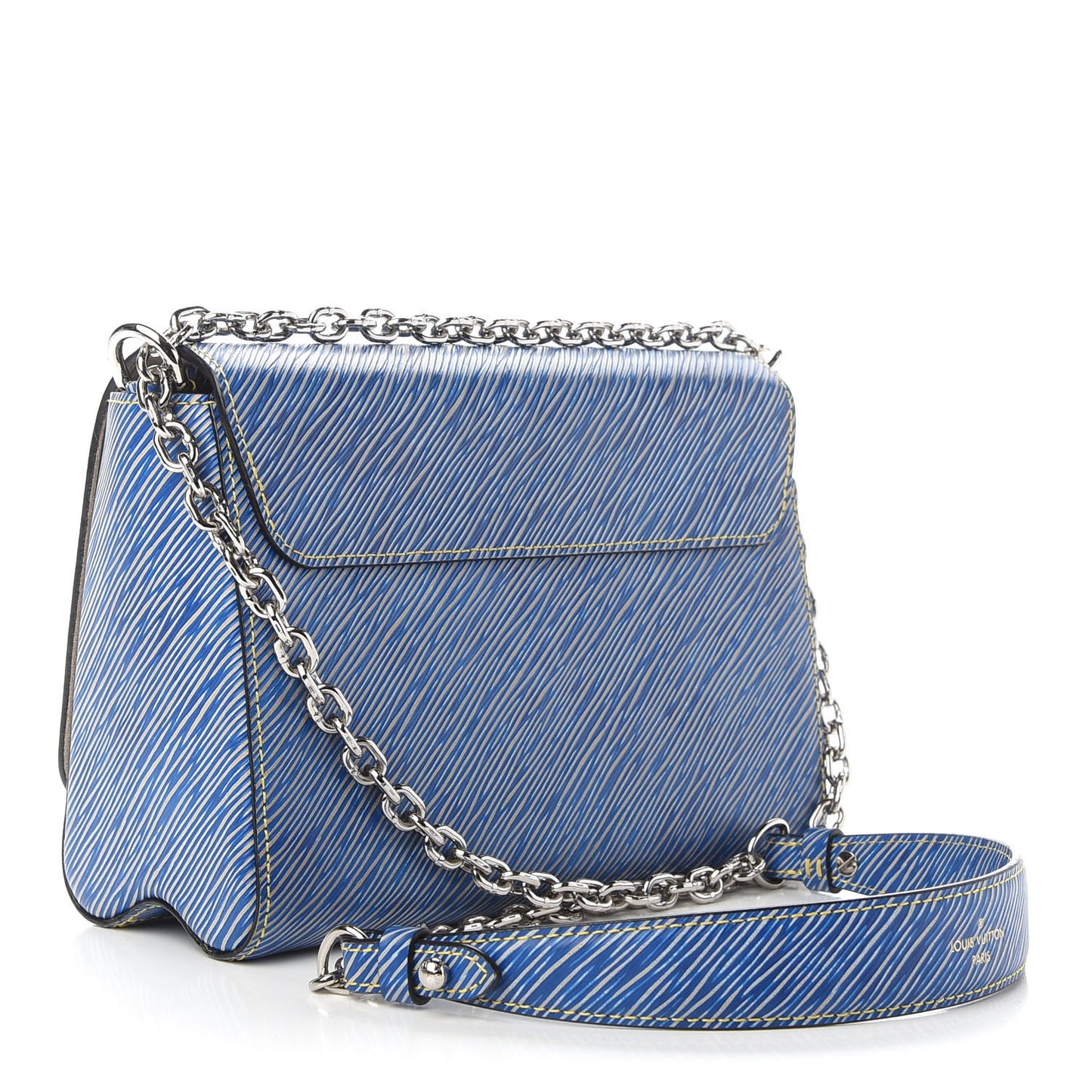 Epi Twist Shoulder Bag MM Denim Light