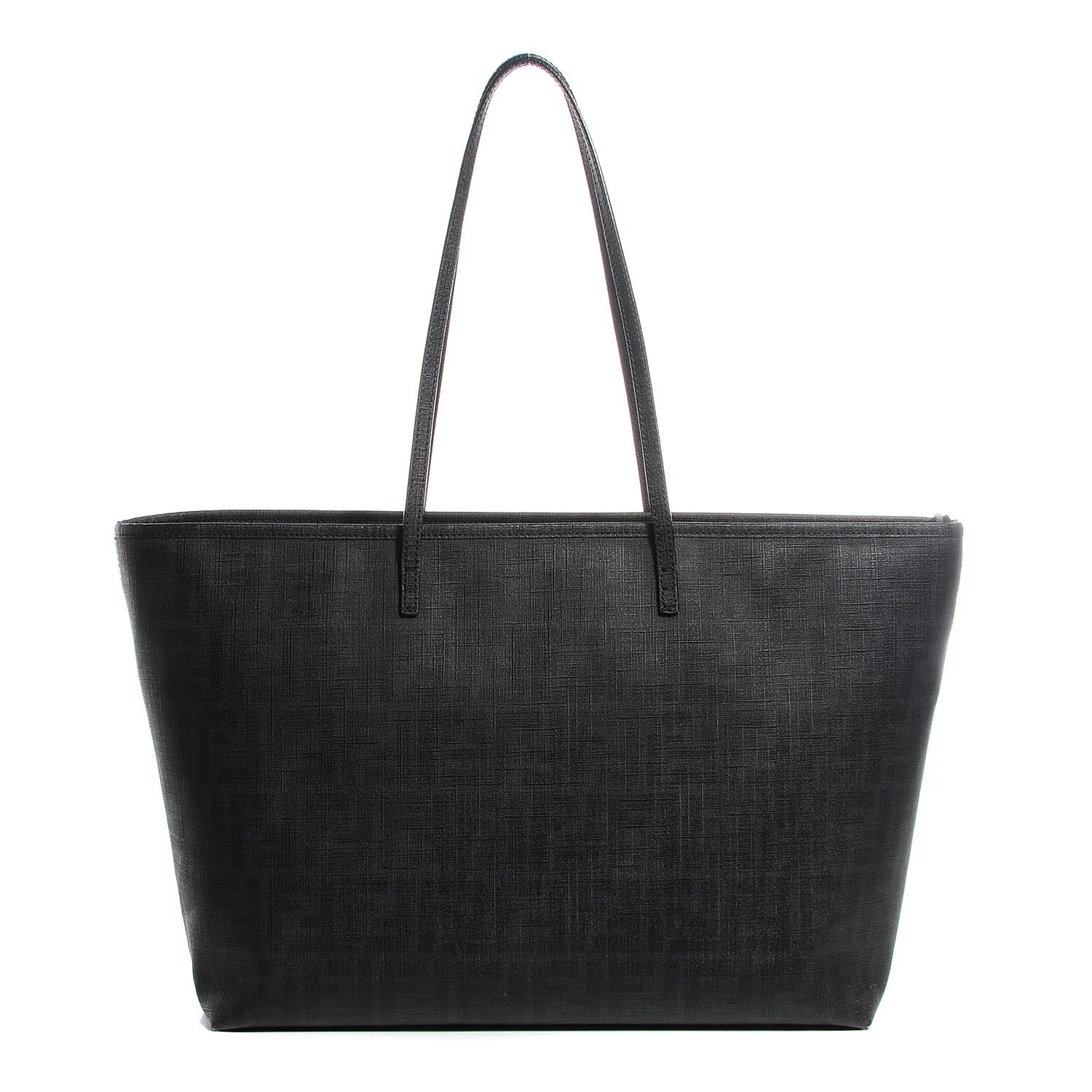 Fendi Zucca Spalmati Large Roll Tote Black 1 of 9