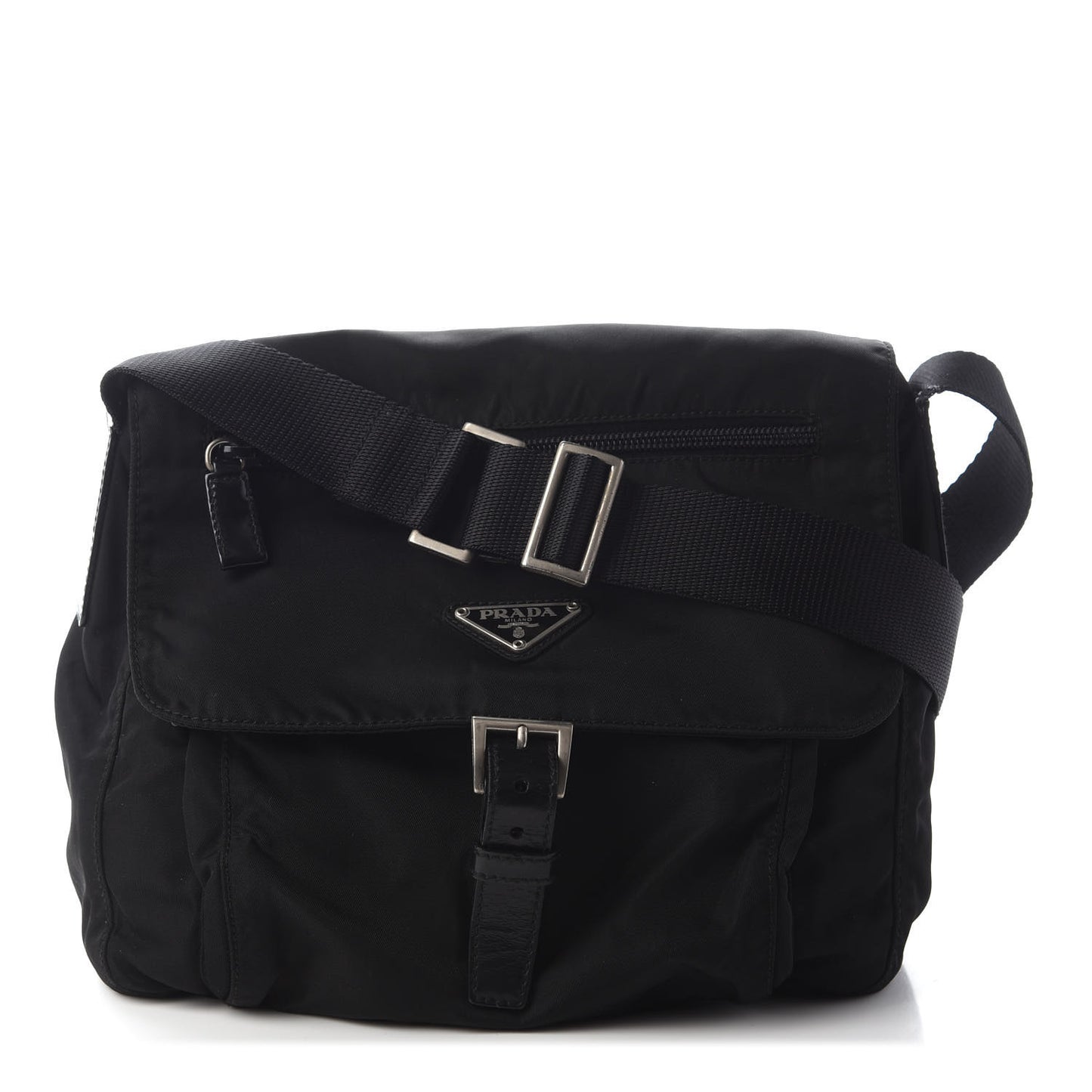 Nylon Vela Messenger Black