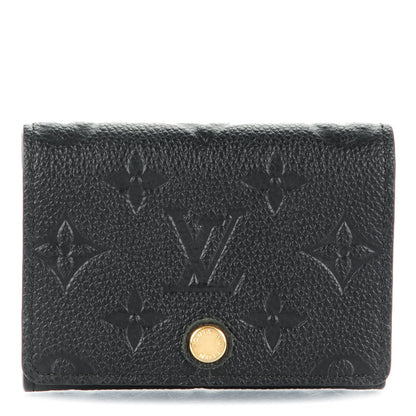 Louis Vuitton Empreinte Business Card Holder Black 1 of 7