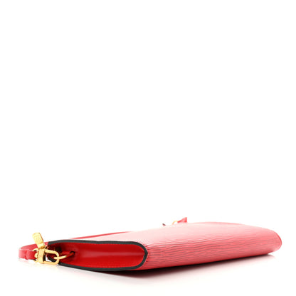 Louis Vuitton Epi Pochette Accessories 21 Castillan Red 3 of 10
