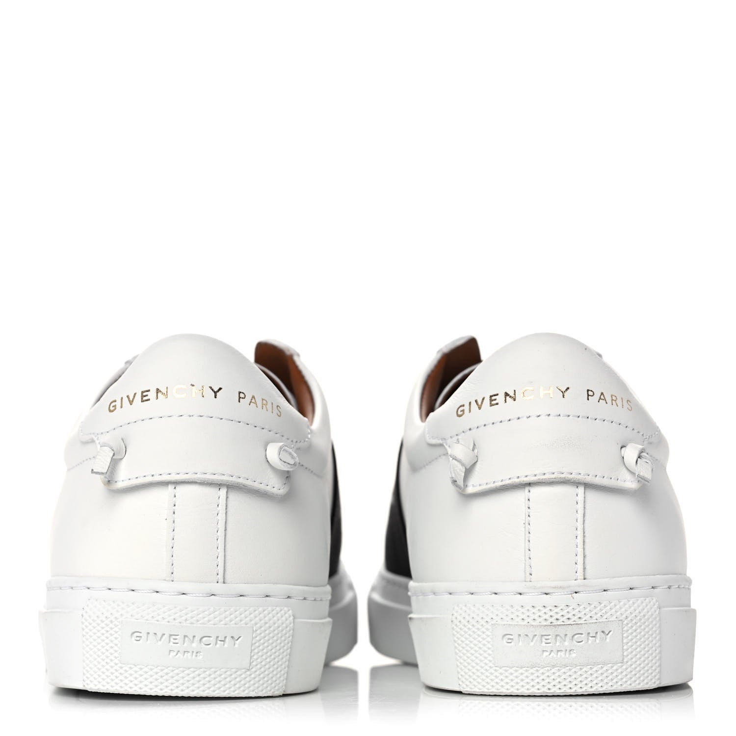 Givenchy Calfskin Band Logo Womens Urban Street Sneakers 39.5 White Black 5 of 12