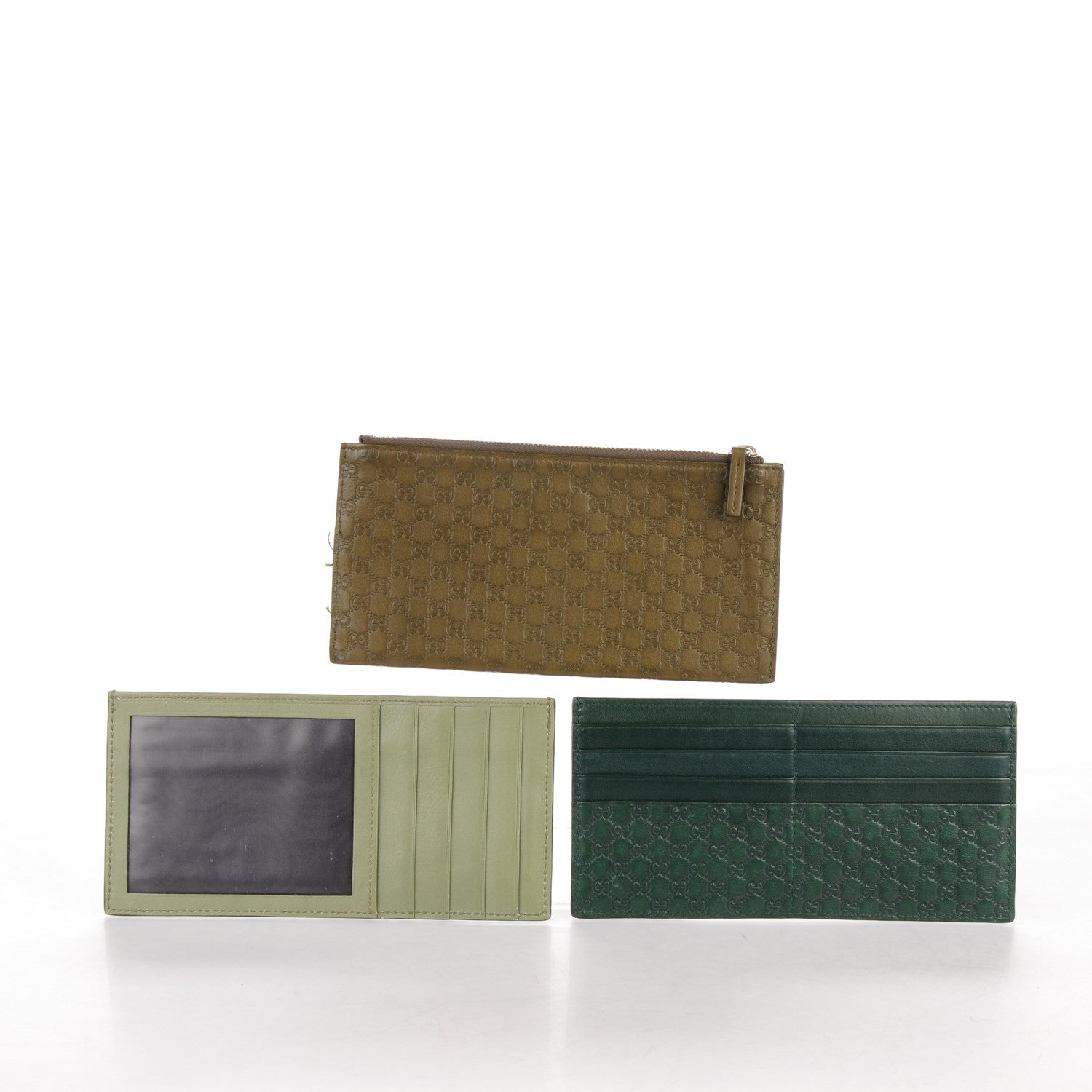 Gucci Microguccissima Travel Document Case Olive 5 of 8