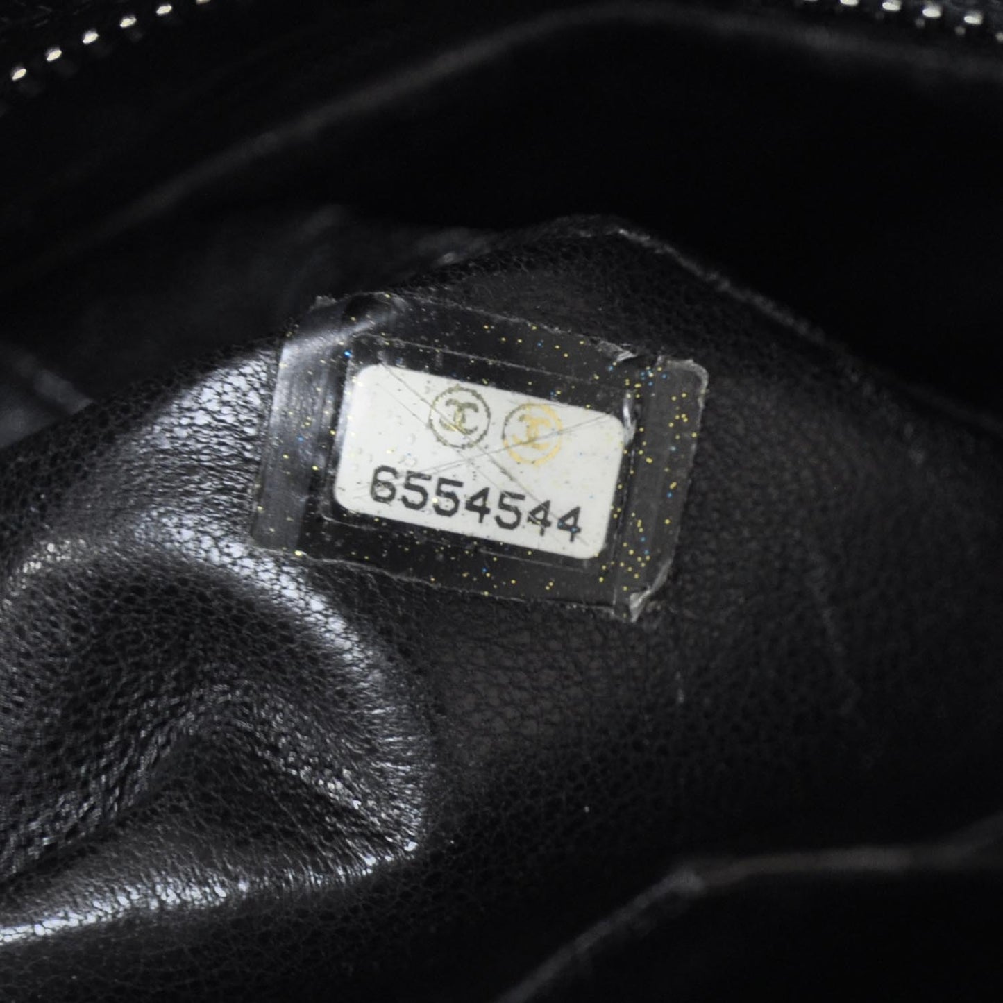 Caviar Medallion Tote Black