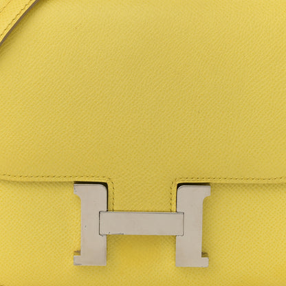 Hermes Epsom Constance 18 Lime 8 of 17