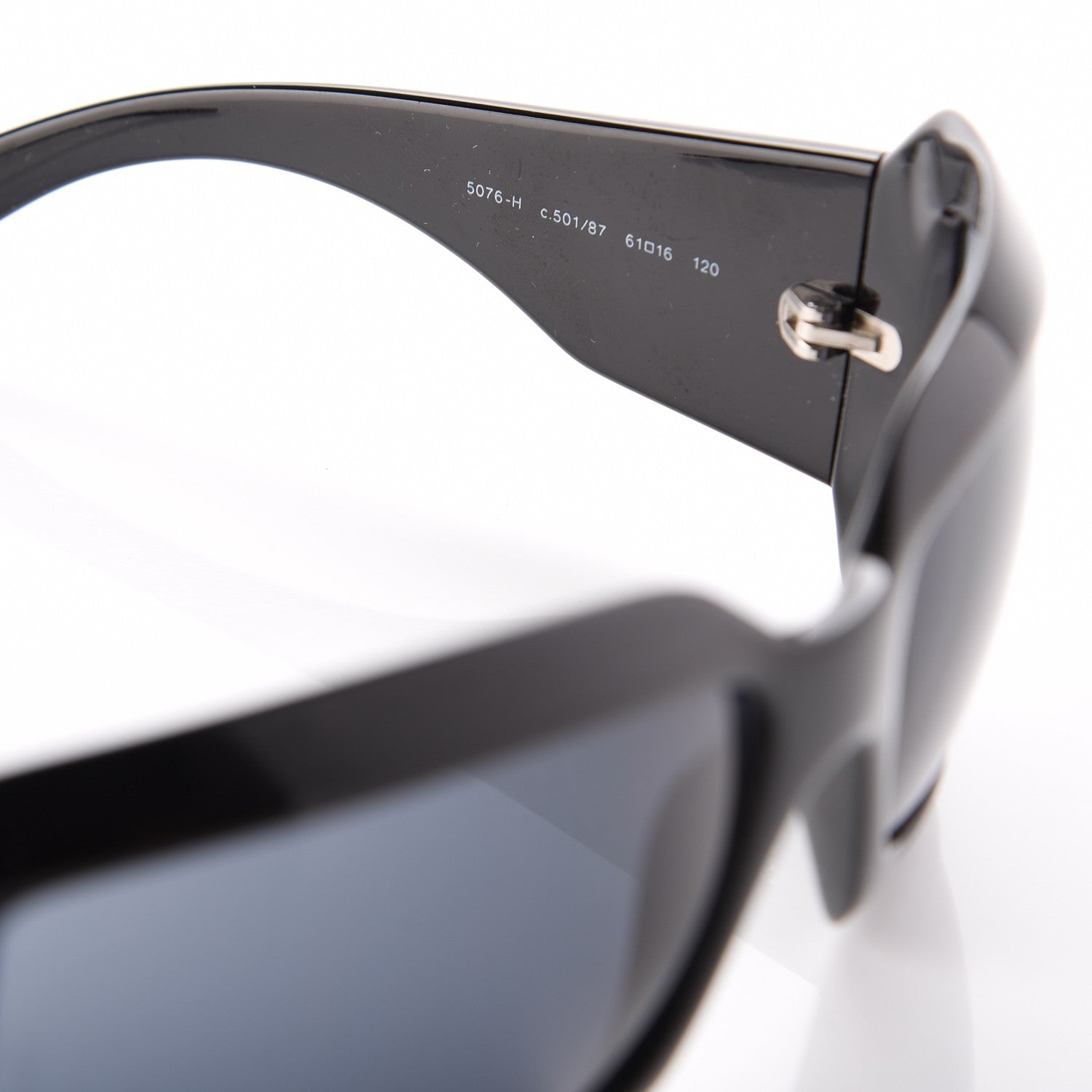 Chanel Mother of Pearl CC Sunglasses 5076-H Black 5 of 8