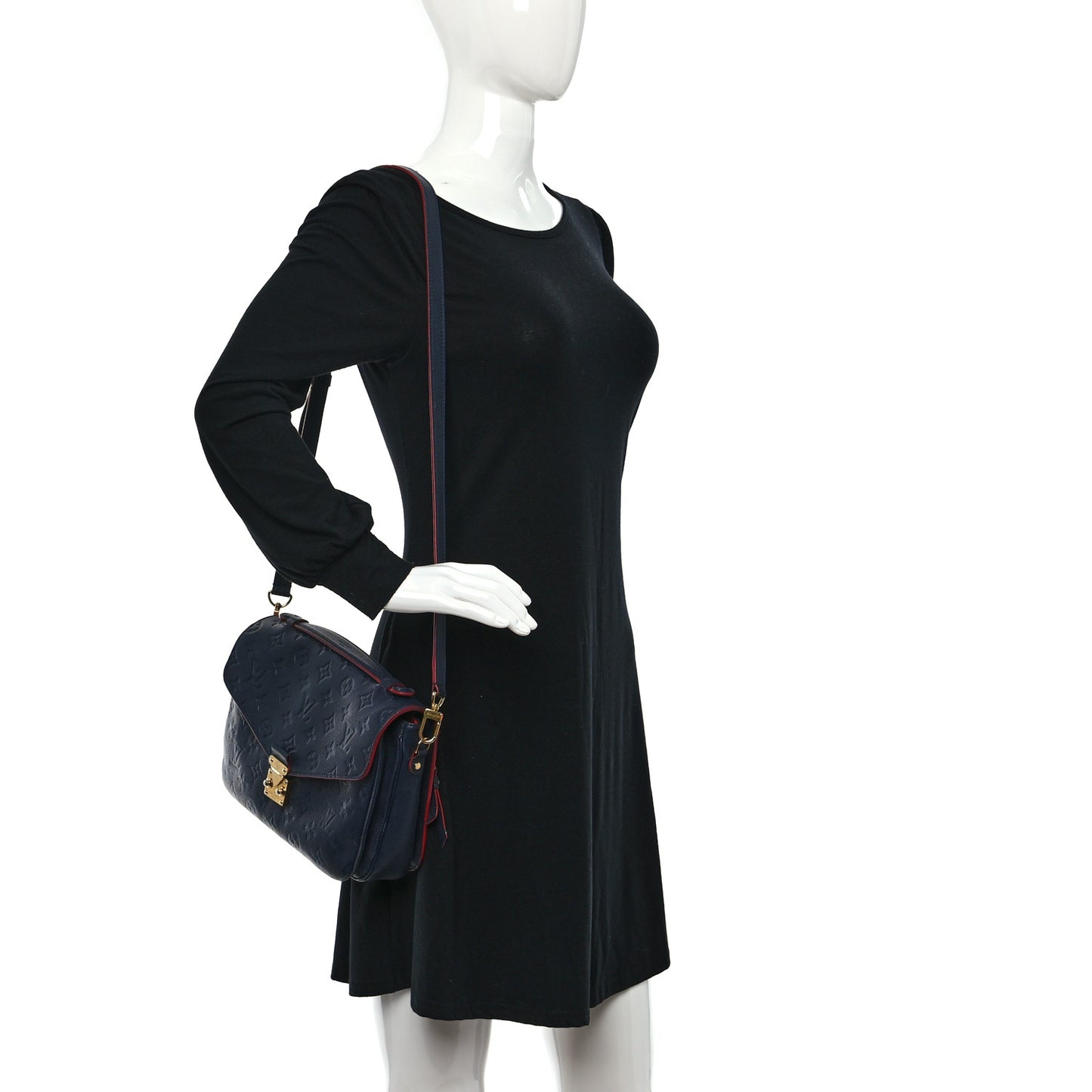Empreinte Pochette Metis Marine Rouge