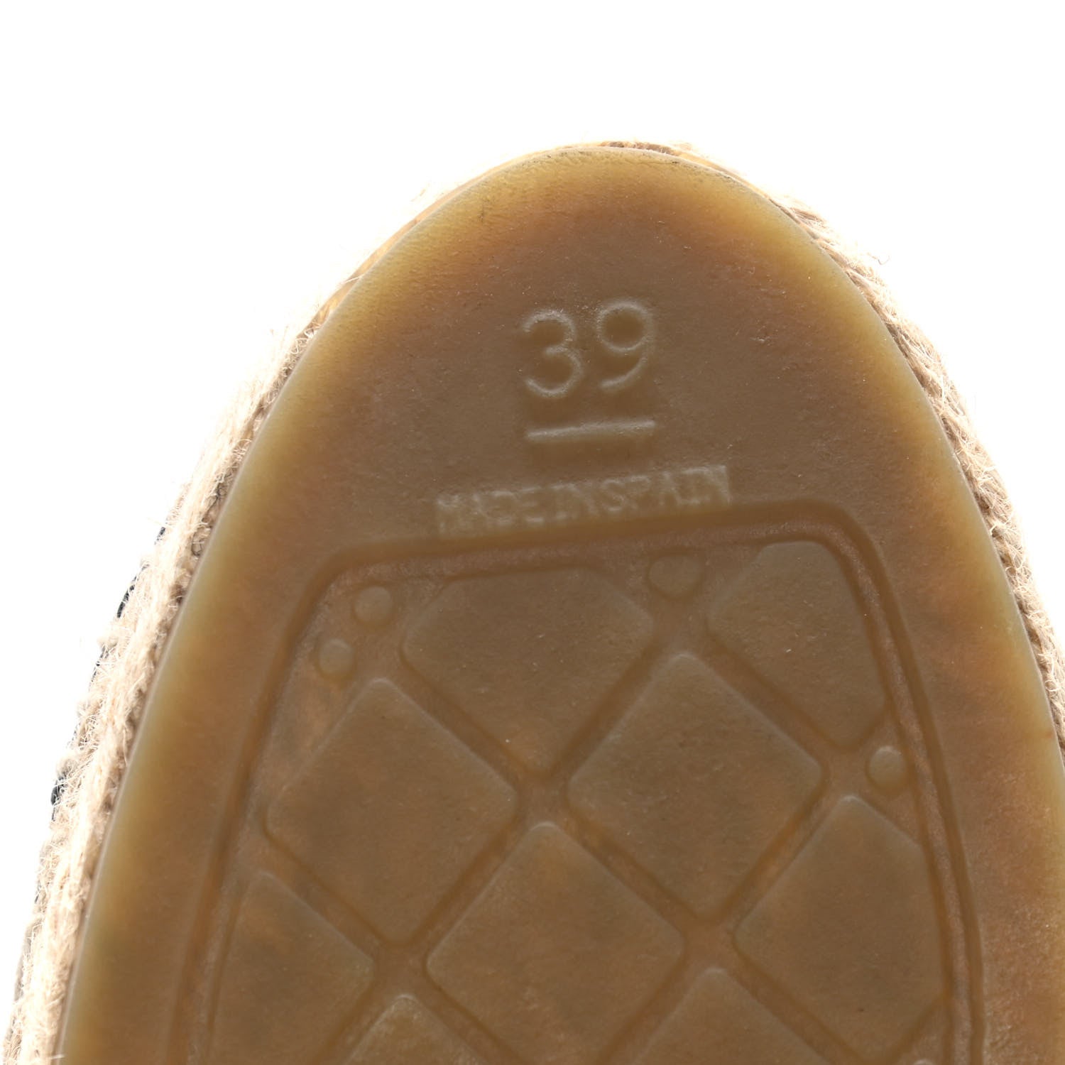 Chanel Lambskin CC Espadrilles 39 Black 8 of 10