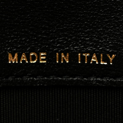 Chanel Lambskin Quilted Boy Yen Wallet Black 7 of 9