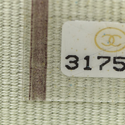 Chanel Caviar Quilted Flap Card Holder Wallet Light Green 8 of 10