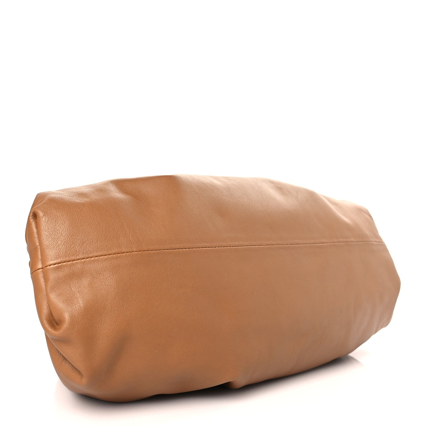 Smooth Butter Calf The Pouch Oversized Clutch Cammello