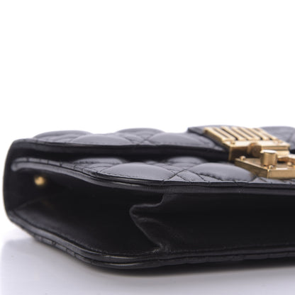 Christian Dior Lambskin Cannage Small Dioraddict Flap Bag Black 6 of 8