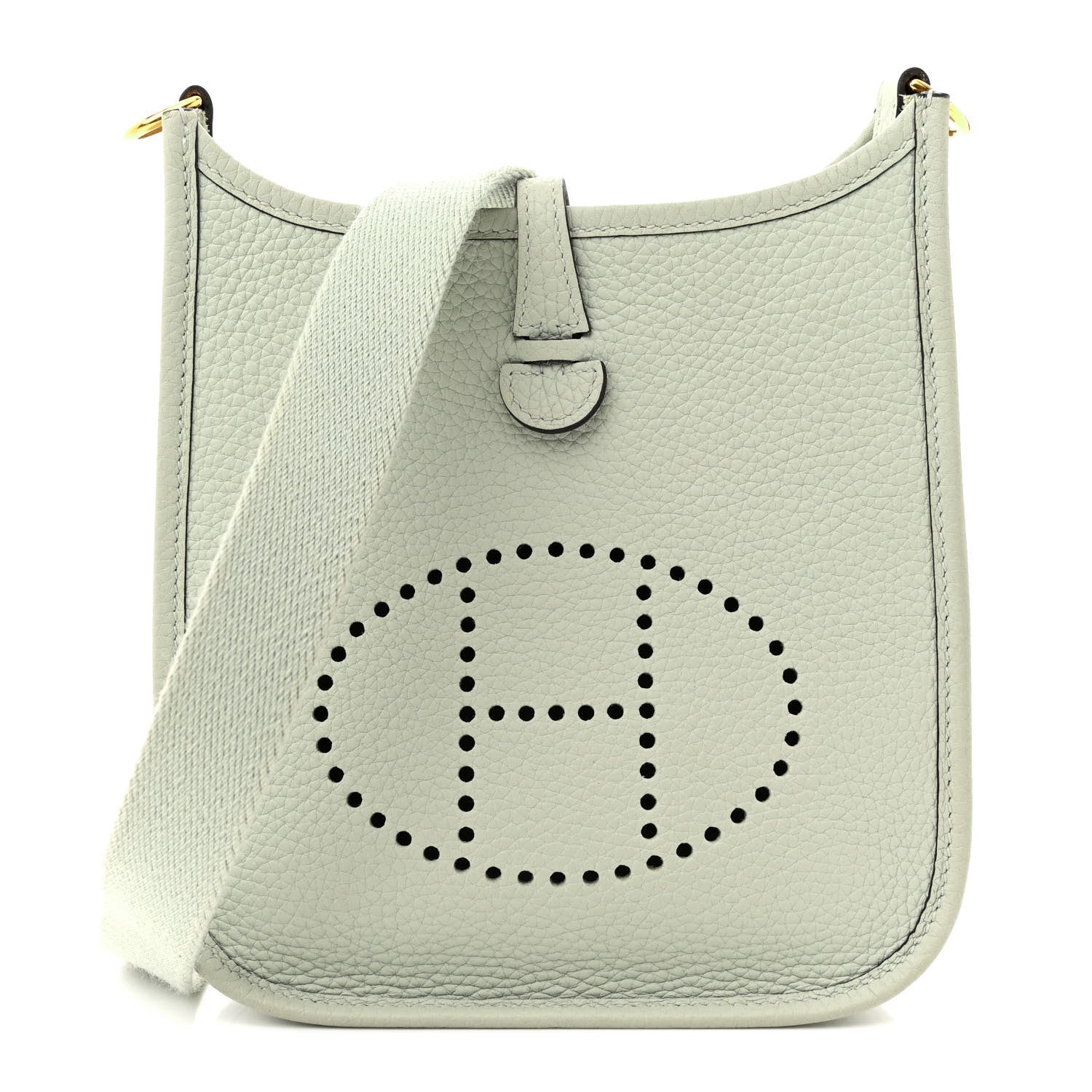 Hermes Taurillon Clemence Amazone Evelyne TPM Gris Neve 1 of 11