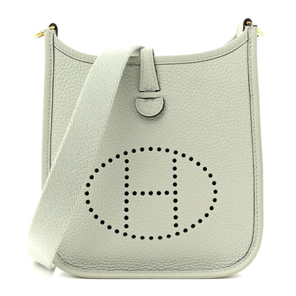 Hermes Taurillon Clemence Amazone Evelyne TPM Gris Neve 1 of 11