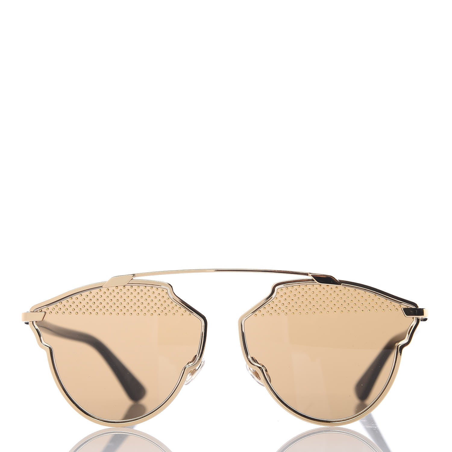 Christian Dior Studded So Real Sunglasses Gold 4 of 9