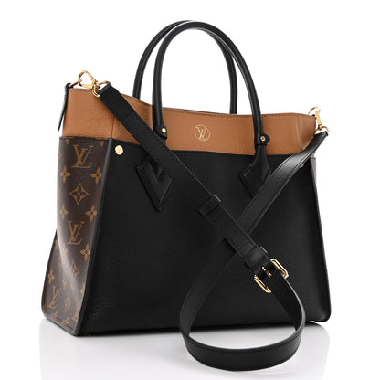 Louis Vuitton Calfskin Monogram On My Side Black 3 of 9