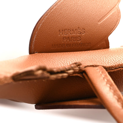 Hermes Milo Lambskin Swift Grigri Rodeo Pegase Horse Bag Charm PM Gold 3 of 5