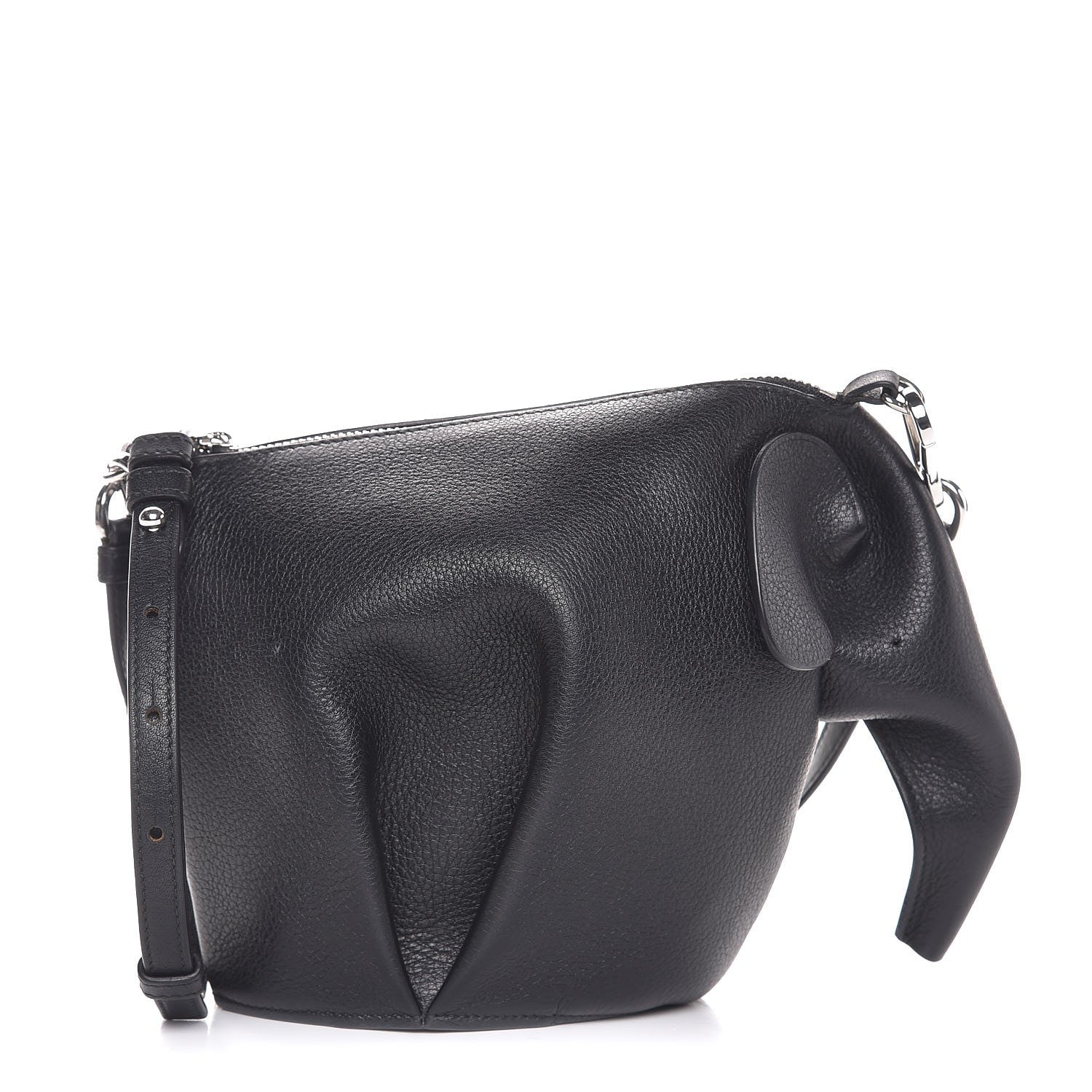 Loewe Calfskin Mini Elephant Crossbody Bag Black 1 of 8