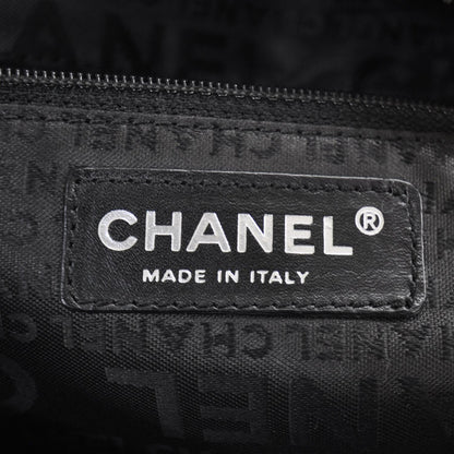 Chanel Leather Perforated Bowler Black 7 of 10