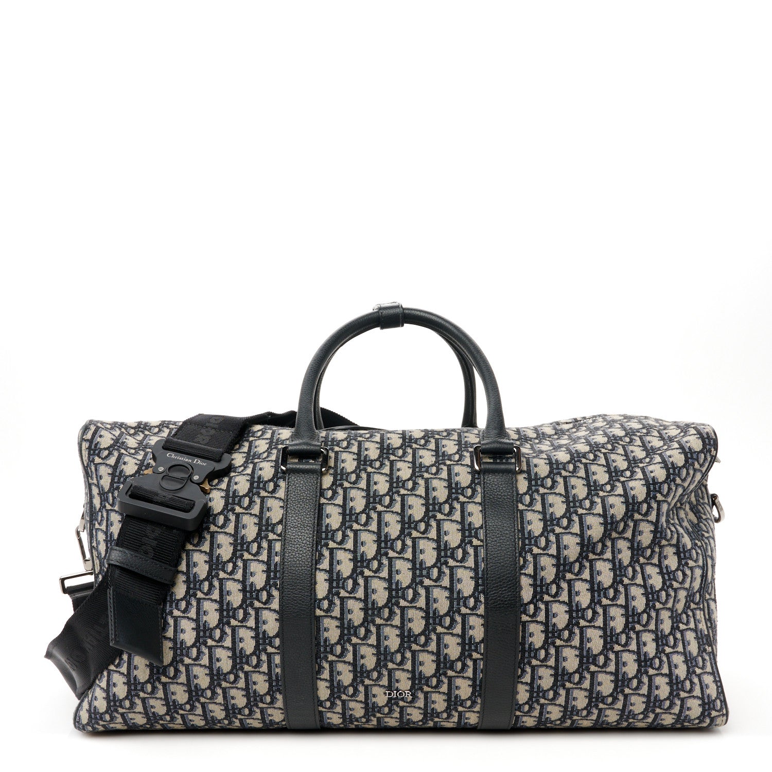 Christian Dior Oblique Duffle Navy Blue 1 of 10