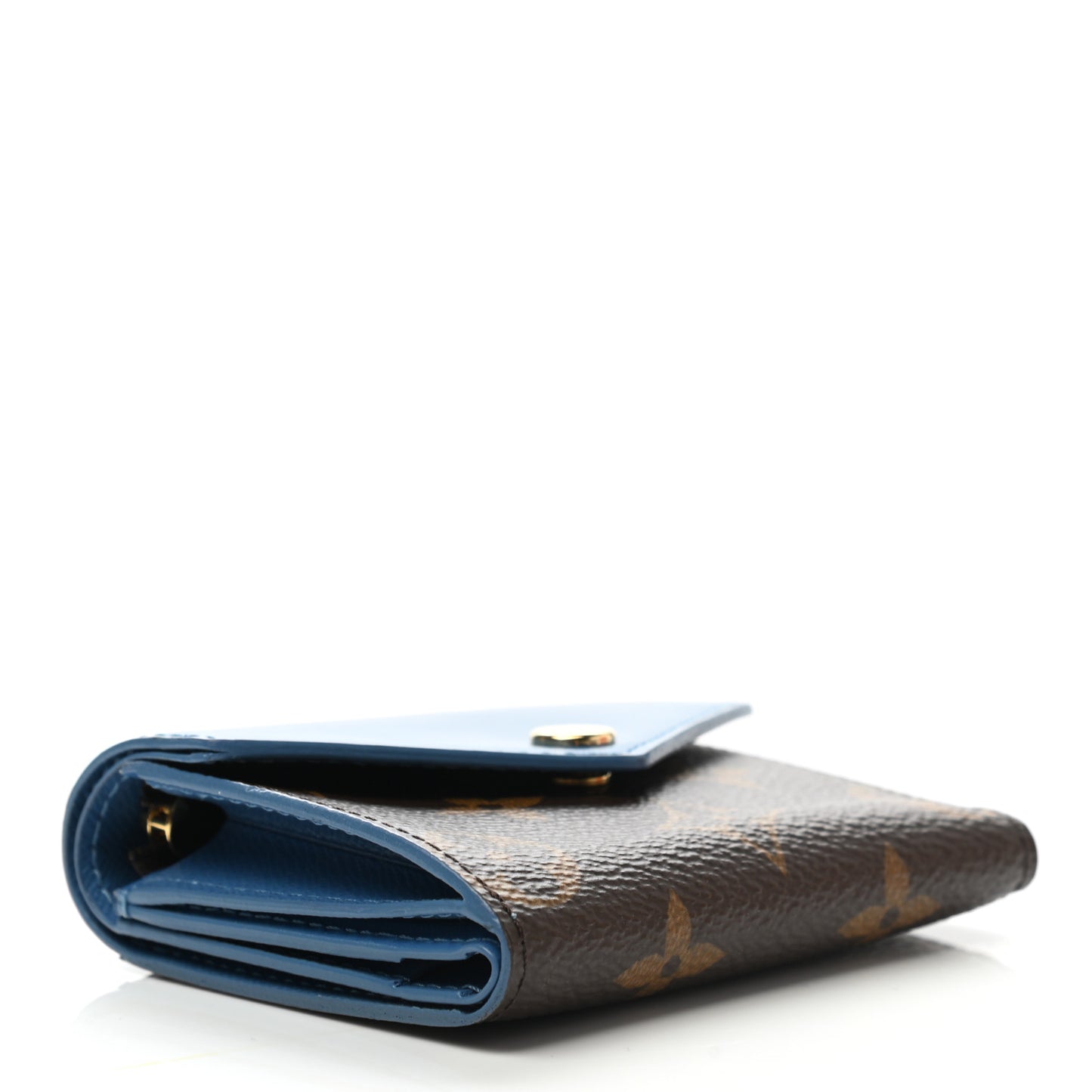 Monogram Zoe Wallet Blue Jean