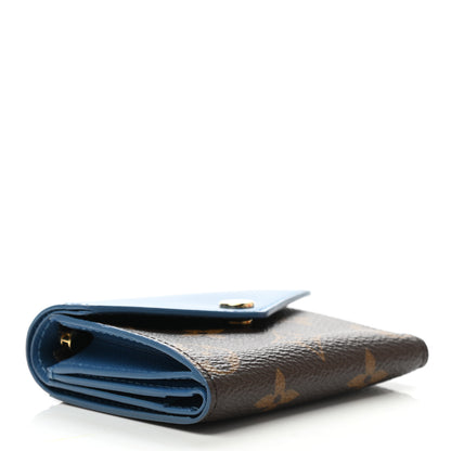 Louis Vuitton Monogram Zoe Wallet Blue Jean 3 of 8