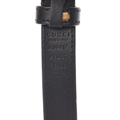 Gucci Calfskin Double G 20mm Belt 95 38 Black 6 of 6