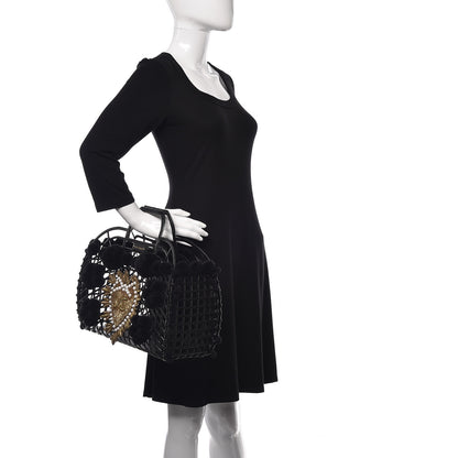 Dolce & Gabbana PVC Cage Market Tote Black 2 of 9